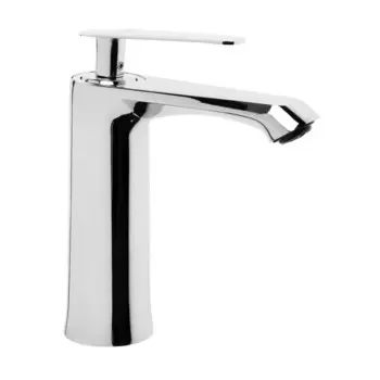 Смеситель для раковины zein z3832, однорычажный, высота излива 12 см, хром