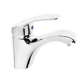 Смеситель для раковины zein zc2045, картридж керамика 35 мм, хром