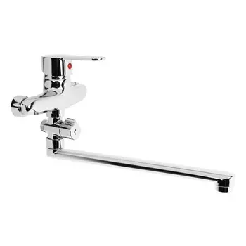 Смеситель для ванны zein z3380, картридж 35 мм, с душевым набором, лейка 4 режима, хром