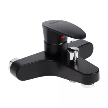 Смеситель для ванны zein z3676, однорычажный, без душевого набора, черный