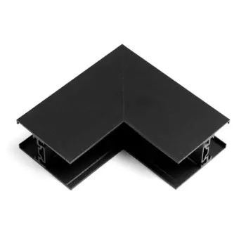 Соединитель накладной для шинопровода ultra (потолок-стена) черный 5х5 см