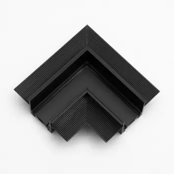 Соединитель встраиваемый для шинопровода ultra черный 5х5 см