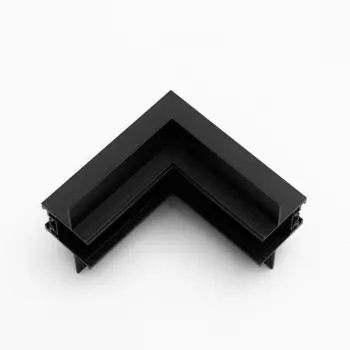 Соединитель встраиваемый для шинопровода ultra (потолок-стена) черный 5х5 см