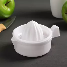 Соковыжималка доляна, 11.58.59 см, пластик, белая