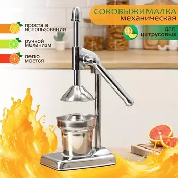Соковыжималка механическая доляна fruits, 2014,537 см