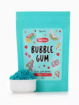 Соль для ванны, аромат жвачки 250 г, teen bee