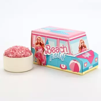 Соль для ванны beach party, 400 г, аромат сахарной ваты, beauty fox