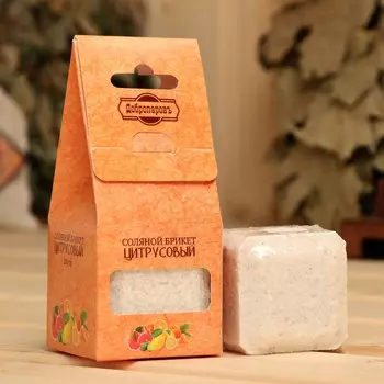 Соляной брикет куб