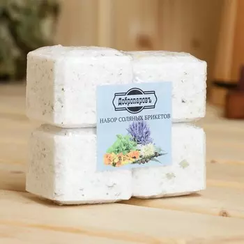Соляной брикет набор 4 шт