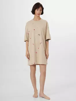 Сорочка ночная женская с печатью