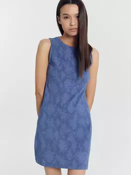 Сорочка ночная женская в синем цвете