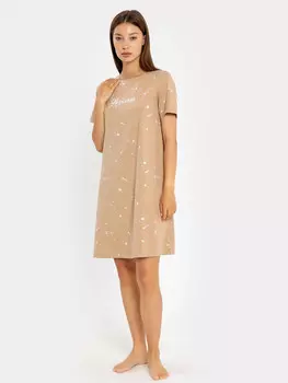 Сорочка ночная женская в таупово-сером оттенке