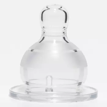 Соска на бутылочку, антиколиковая, от 0 мес., круглая, классическое горло, медленный поток