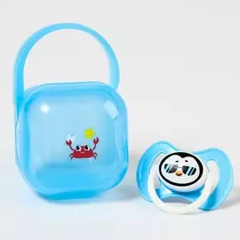 Соска-пустышка ортодонтическая силиконовая в контейнере