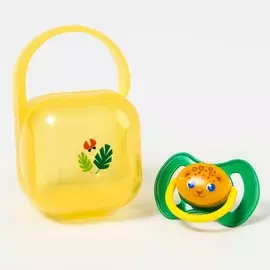 Пустышка ортодонтическая силиконовая в контейнере от 3 -6 мес.,