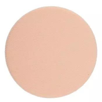 Спонж для нанесения пудры и тон.средств, латекс, круглый,бежевый 5,5*0,6см 115-002