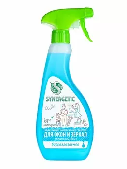Средство для мытья окон и зеркал synergetic