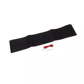 Оплетка на руль torso, 38 см, искусственная кожа, узор, красная нить