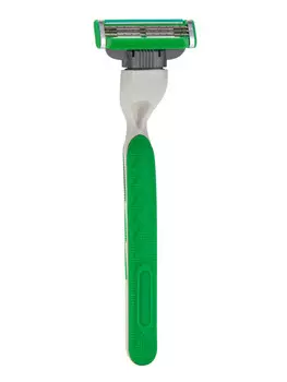 Станок gillette mach=3 + 8 сменные кассеты зеленый