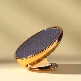 Стеклянная нано-тёрка для ног, 9 × 7,6 × 5 см, цвет золотистый