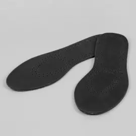 Стельки для обуви, универсальные, дышащие, р-р ru до 44 (р-р пр-ля до 46), 28 см, пара, черные