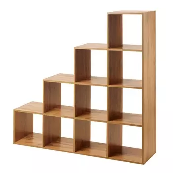 Стеллаж №4 1390х356х1410 дуб вотан