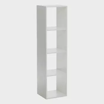 Стеллаж №4 dice cube 4 секции, 360х320х1395, белый