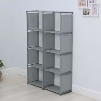 Стеллаж для хранения многофункциональный ladоm, 8526125 см, серый