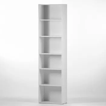 Стеллаж лофт 1900 6 ниш, 1916х244х500, белый