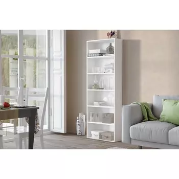 Стеллаж лофт, 600х240х1810, белый