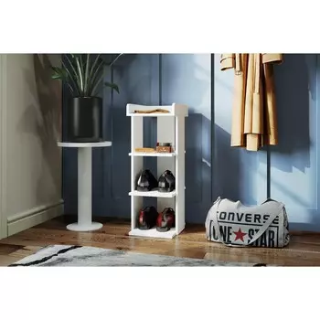 Стеллаж норд №1, 250х300х764, белый