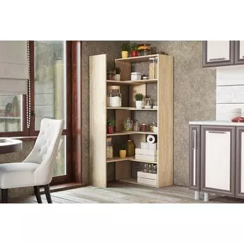 Стеллаж раздвижной остин, дуб сонома