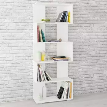 Стеллаж ромео-1 700x250x1800 белый