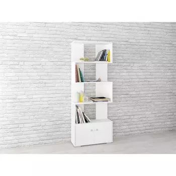 Стеллаж ромео-2 700x250x1800 белый