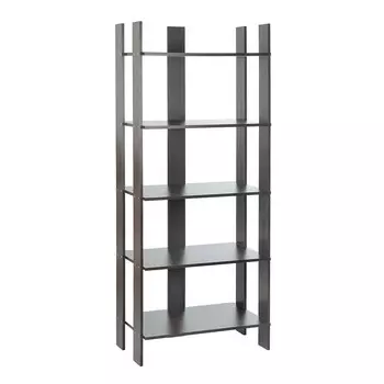 Стеллаж широкий 780х480х1800 венге темный