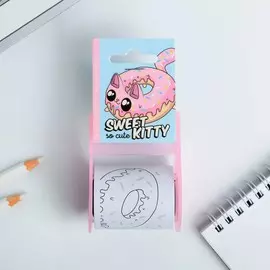 Стикеры в рулоне sweet kitty