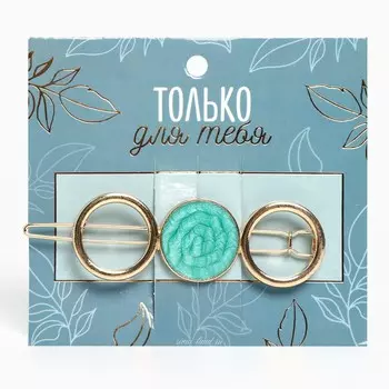 Стильная заколка на подложке