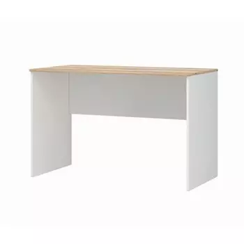 Стол компьютерный 1200 юкки, 1200х605х770, белый/дуб делано