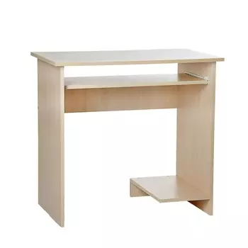 Стол компьютерный клик мебель, 800500750 мм, с выдвижной полкой, венге светлый