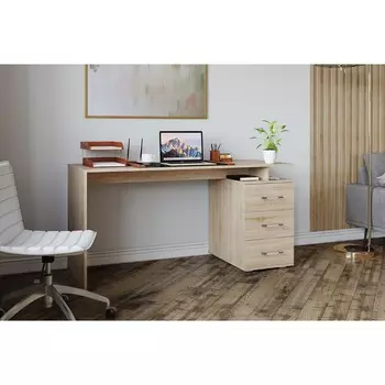 Стол компьютерный оскар 7, 1200х600х770, дуб сонома