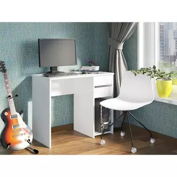 Стол компьютерный ск-03, 900х450х750, белый