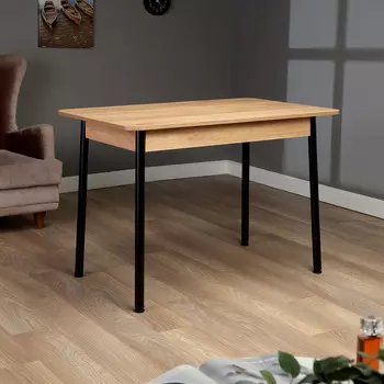 Стол кухонный лион 1, 1100х700х750, дуб крафт золото