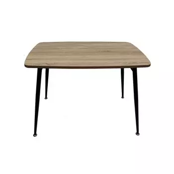 Стол обеденный Брик, ЛДСП Дуб Вотан, каркас черный