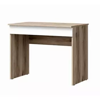 Стол письменный с ящиком киви, 934х570х750, белый/дуб делано