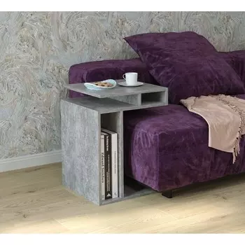 Стол приставной болеро, 440х440х620, бетон