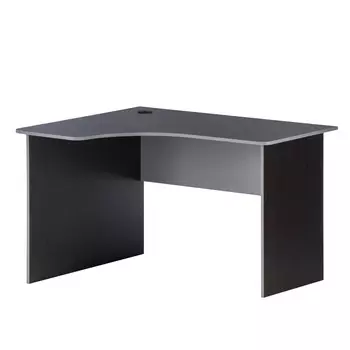 Стол рабочий левый, 1200х1000х750, венге/серый