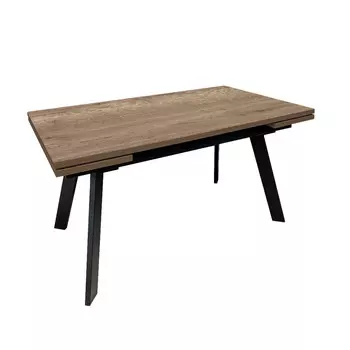 Стол Техас, ЛДСП Дуб Галифакс табак, каркас черный