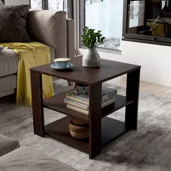 Стол журнальный №6, 500х500х453, венге