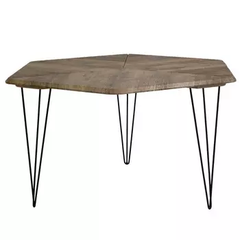 Стол журнальный BeautyStyle 23 дуб крымский состаренный/черный