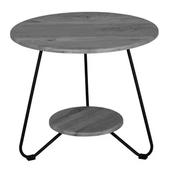 Стол журнальный BeautyStyle 38 орех гикори grey/черный